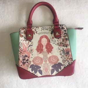 muyu floral satchel